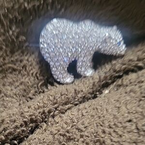Sparkling Bear Brooch